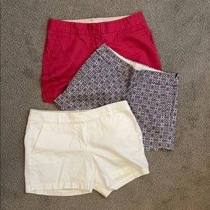 J. Crew Chino Shorts (Set of 3)